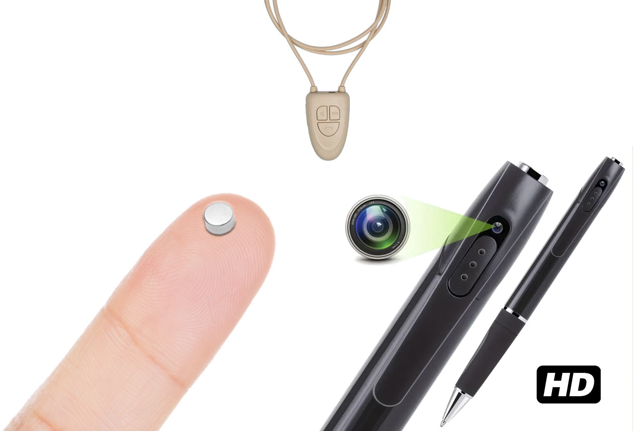 Kit Bolígrafo Cámara + Pinganillo Nano V4