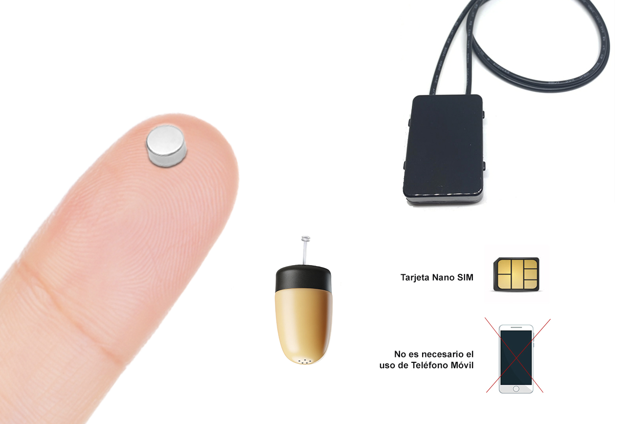 Pinganillo (a elegir) + Collar GSM V7