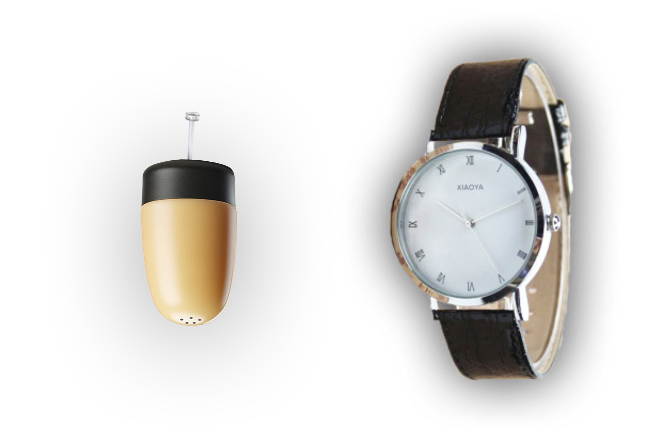Reloj Bluetooth con Micrófono + Pinganillo Super Mini