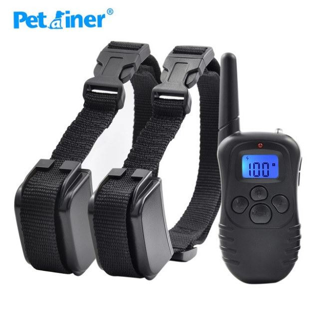 Petrainer Pet998DB-2. Collar a Batería 300 metros para 2 perros